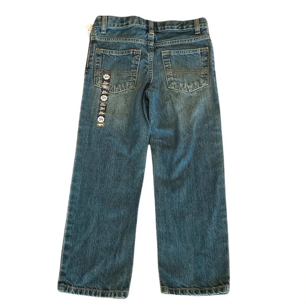🌸NWT OSHKOSH B’GOSH Boys Denim Jeans - size 5Husky